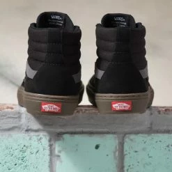 Vans Skate Sk8-Hi BMX Shoes-Black/Dark Gum