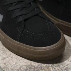 Vans Skate Sk8-Hi BMX Shoes-Black/Dark Gum