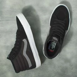 Vans Sk8-Hi BMX Shoes-Black/Gray/White