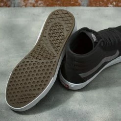 Vans Sk8-Hi BMX Shoes-Black/Gray/White