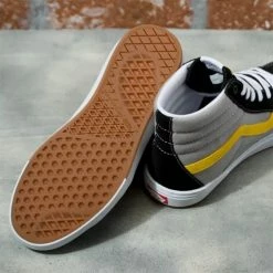 Vans Skate SK8-High BMX Shoes-Black/Gray/Gold
