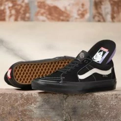 Vans Skate SK8-Low BMX Shoes-Black/Marshmallow