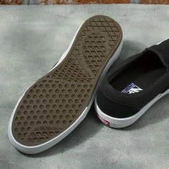Vans Skate Slip-On BMX Shoes-Black/Gray/White 9 Vans Skate Slip-On BMX Shoes-Black/Gray/White
