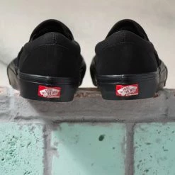 Vans Skate Slip-On Shoes-Black/Black