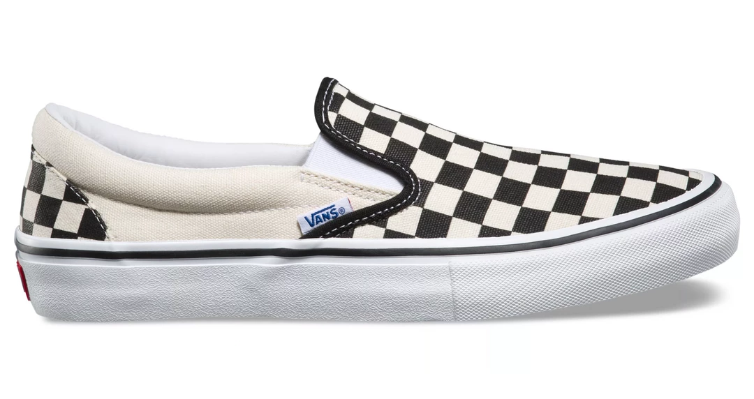 Vans Slip-On Pro Shoe-Black/White Checkerboard SHOES 1 Vans Slip-On Pro Shoe-Black/White Checkerboard SHOES