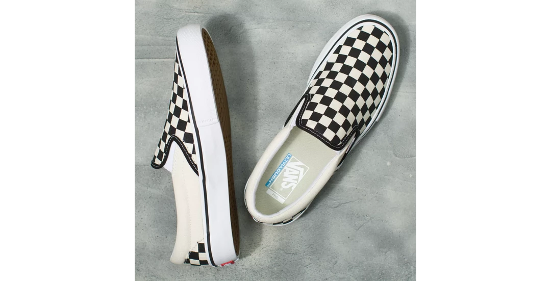 Vans Slip-On Pro Shoe-Black/White Checkerboard SHOES 2 Vans Slip-On Pro Shoe-Black/White Checkerboard SHOES
