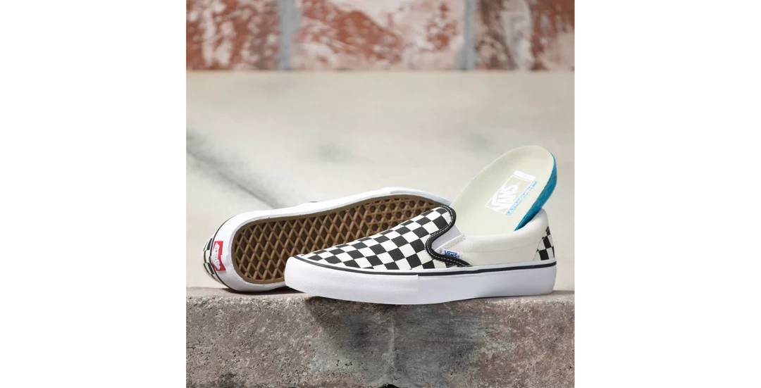 Vans Slip-On Pro Shoe-Black/White Checkerboard SHOES 3 Vans Slip-On Pro Shoe-Black/White Checkerboard SHOES
