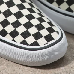 Vans Slip-On Pro Shoe-Black/White Checkerboard SHOES 11 Vans Slip-On Pro Shoe-Black/White Checkerboard SHOES