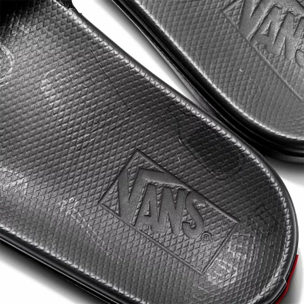 SHOES Vans X Cult La Costa Sliders-Black/Gray 4 SHOES Vans X Cult La Costa Sliders-Black/Gray