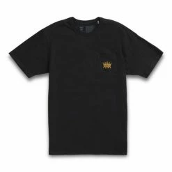 Vans X Dan Lacey Off The Wall Pocket T-Shirt-Black APPAREL
