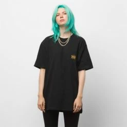 Vans X Dan Lacey Off The Wall Pocket T-Shirt-Black APPAREL