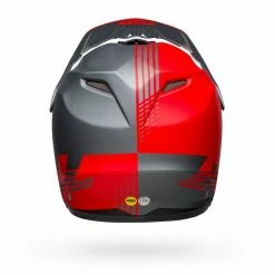 PROTECTIVE GEAR Bell Full-9 Fusion Mips Helmet-Louver Matte Gray/Red 9 PROTECTIVE GEAR Bell Full-9 Fusion Mips Helmet-Louver Matte Gray/Red