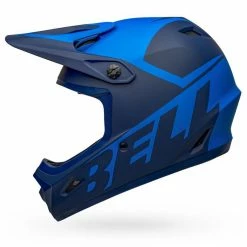 PROTECTIVE GEAR Bell Transfer Helmet-Matte Blue/Dark Blue