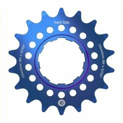 Box Hex Lab 3/32" Titanium Cog COMPONENTS 52 Box Hex Lab 3/32