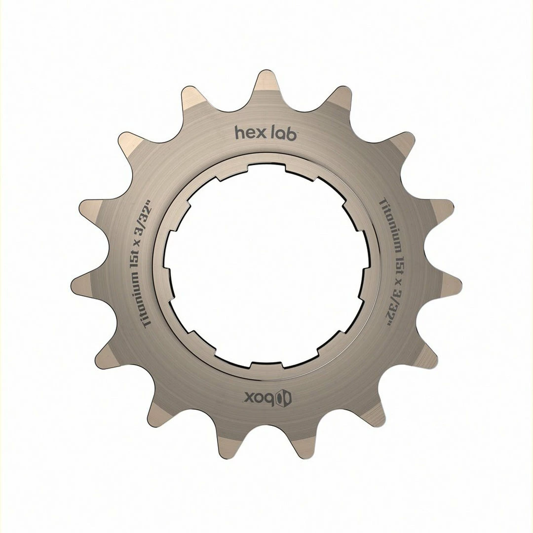 Box Hex Lab 3/32" Titanium Cog COMPONENTS 15 Box Hex Lab 3/32" Titanium Cog COMPONENTS