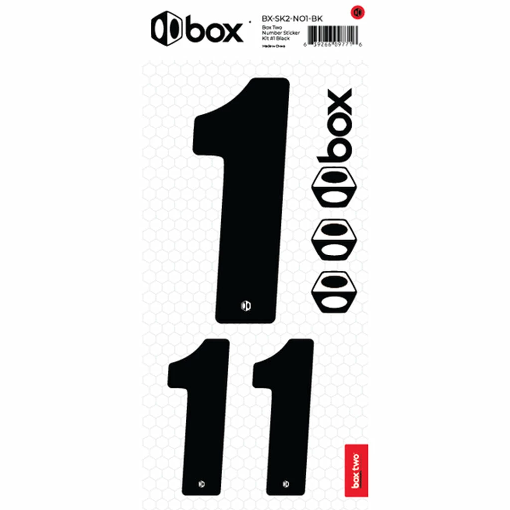 Box Two Number Sticker Set 0-9 1 Box Two Number Sticker Set 0-9