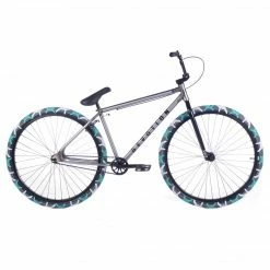 BIKES Cult Devotion 29" BMX Freestyle Bike-Raw/Teal Camo Tires