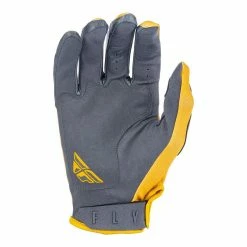Fly Racing Kinetic K121 BMX Race Gloves-Mustard/Stone/Grey RACE WEAR