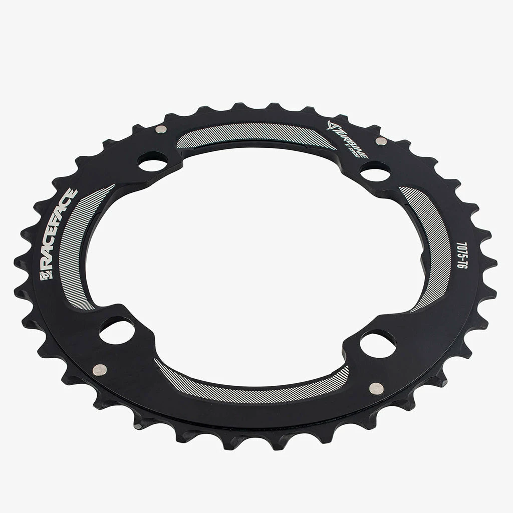 Race Face COMPONENTS RaceFace Cinch 4-Bolt 104/64BCD Spider-Black 4 Race Face COMPONENTS RaceFace Cinch 4-Bolt 104/64BCD Spider-Black