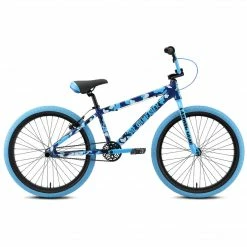 SE So Cal Flyer 24" BMX Freestyle Bike-Blue Camo