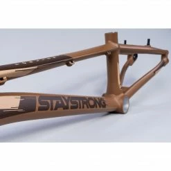 FRAMES Stay Strong For Life V3 BMX Race Frame-Coffee
