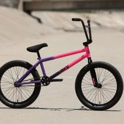 Sunday Street Sweeper LHD 20.75"TT BMX Freestyle Bike-Matte Hot Pink/Grape Fade FREESTYLE BIKES