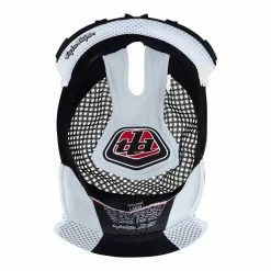Troy Lee D3 Helmet Headliner-White PROTECTIVE GEAR