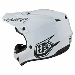 Troy Lee Designs SE4 Polyacrylite MIPS Mono Helmet-White