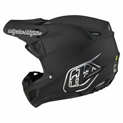 Troy Lee Designs SE5 MIPS Stealth Helmet-Black/Chrome