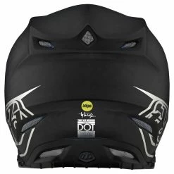 Troy Lee Designs SE5 MIPS Stealth Helmet-Black/Chrome
