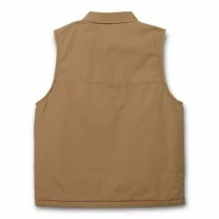 Vans X Courage Adams Drill Chore Vest-Dirt APPAREL