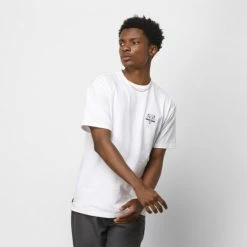 Vans X Courage Adams Off The Wall Classic T-Shirt-White