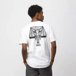 Vans X Courage Adams Off The Wall Classic T-Shirt-White