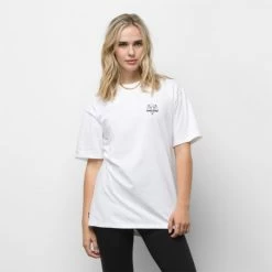 Vans X Courage Adams Off The Wall Classic T-Shirt-White