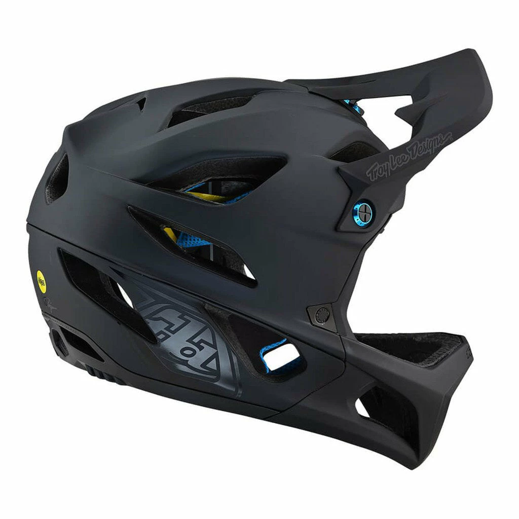 Troy Lee Designs 2019 Stage MIPS Stealth Helmet-Black Helmets 2 Troy Lee Designs 2019 Stage MIPS Stealth Helmet-Black Helmets