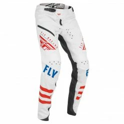 Fly Racing Kinetic BMX Pants Limited Edition Team USA-White/Red/Blue RACE WEAR