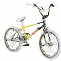 FREESTYLE BIKES Haro Lineage Team Master BMX Bike-Black/Yellow