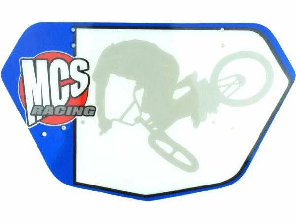 MCS Racing BMX Numberplate 1 MCS Racing BMX Numberplate