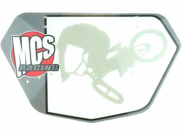 MCS Racing BMX Numberplate 3 MCS Racing BMX Numberplate