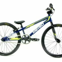 Meybo Clipper Mini BMX Bike-Blue/White/Yellow RACE BIKES