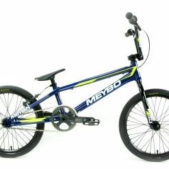 Meybo Clipper Pro XL BMX Bike-Blue/White/Yellow