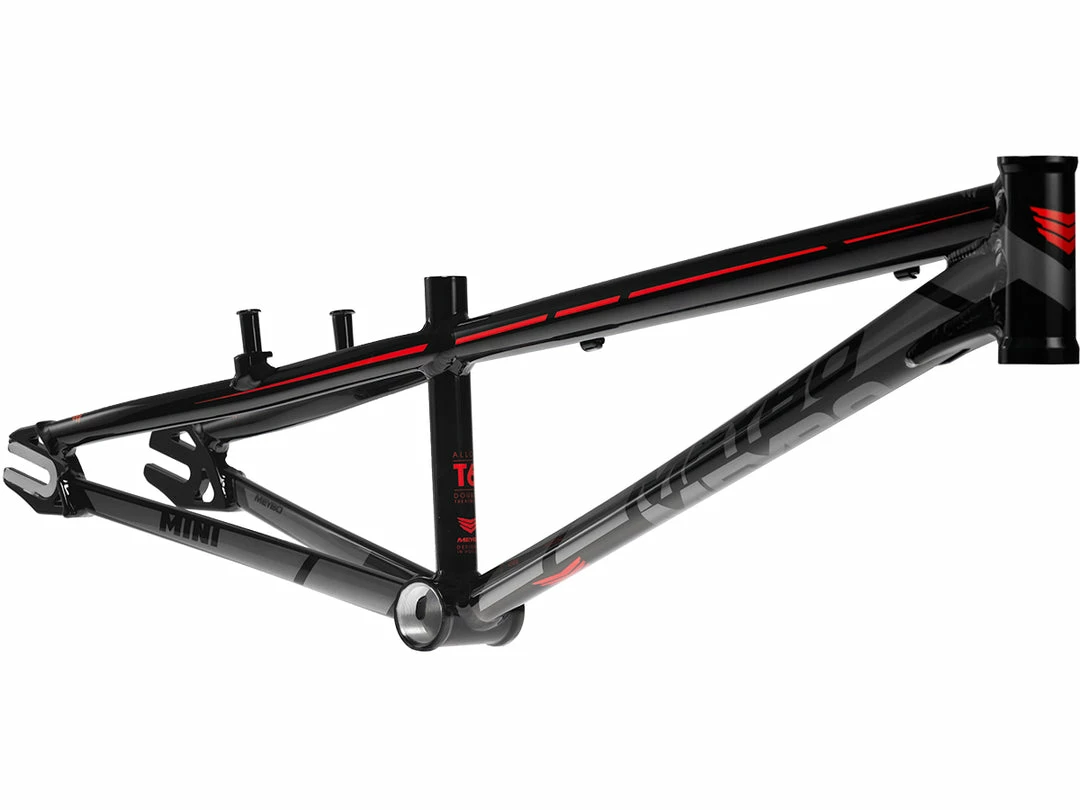 Meybo Holeshot Aluminum BMX Race Frame-Black/Grey/Red 1 Meybo Holeshot Aluminum BMX Race Frame-Black/Grey/Red