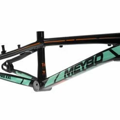 FRAMES Meybo Holeshot Aluminum BMX Race Frame-Black/Grey/Red