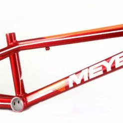 Meybo 2018 Holeshot Aluminum BMX Race Frame - Black/Red/Grey FRAMES