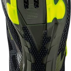 Northwave Scorpius 2 Plus Clipless Shoes-Military Black/Flo Yellow