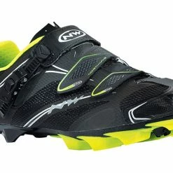 Northwave Scorpius SRS Clipless Shoes-Black/Fluorescent Yellow
