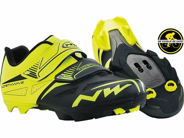 Northwave Spike Pro Clipless Shoes-Yellow/Black 1 Northwave Spike Pro Clipless Shoes-Yellow/Black