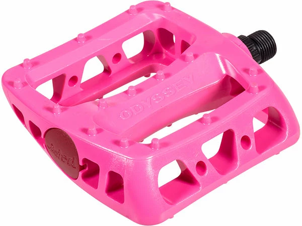 Odyssey Twisted PC Platform Pedals-Ltd Ed Hot Pink 1 Odyssey Twisted PC Platform Pedals-Ltd Ed Hot Pink