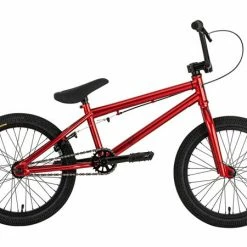 Premium Solo BMX Bike-18"-Gloss Candy Red
