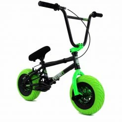 LITTLE BIKES Fat Boy Hawker Pro Mini Bike - Black/Green